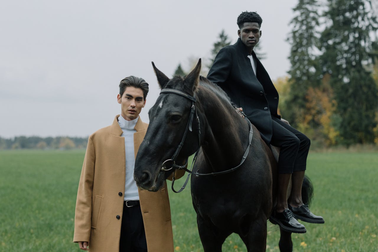 Handsome Men in Coats